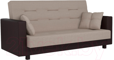 Диван Mebel-Ars Лофт (рогожка бежевая) - фото