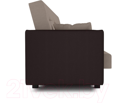 Диван Mebel-Ars Лофт (рогожка бежевая)