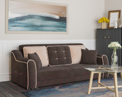 Диван Mebel-Ars Френсис (кордрой темный)