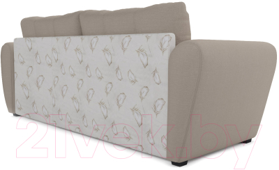 Диван угловой Mebel-Ars Амстердам Эконом (рогожка бежевый)