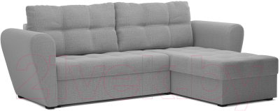 Диван угловой Mebel-Ars Амстердам Эконом (рогожка серый) - фото