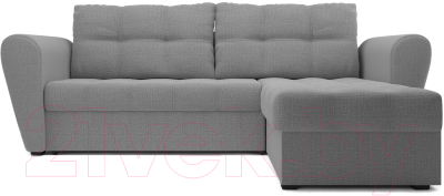 Диван угловой Mebel-Ars Амстердам Эконом (рогожка серый)