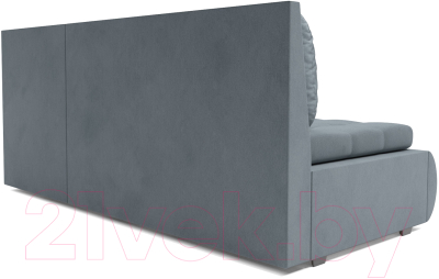 Диван угловой Mebel-Ars Кормак HB-178 26 (велюр серо-синий)