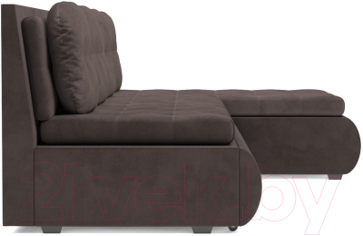 Диван угловой Mebel-Ars Кормак (кордрой коричневый)