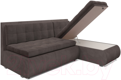 Диван угловой Mebel-Ars Кормак (кордрой коричневый)