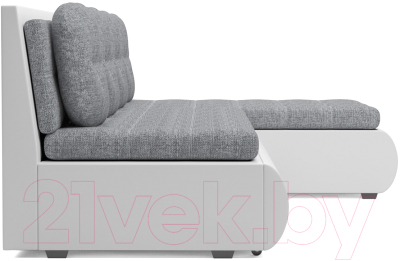 Диван угловой Mebel-Ars Кормак (рогожка серая)