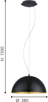 Потолочный светильник Eglo Gaetano 1 94935