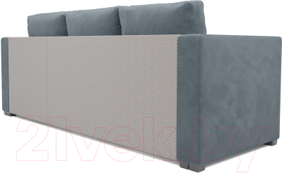 Диван угловой Mebel-Ars Мансберг HB-178 26 (велюр серо-синий)