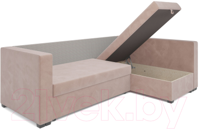 Диван угловой Mebel-Ars Мансберг (кордрой бежевый)