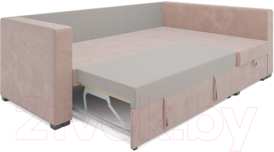 Диван угловой Mebel-Ars Мансберг (кордрой бежевый)