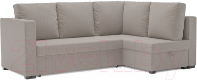 Диван угловой Mebel-Ars Мансберг (бежевая рогожка) - фото