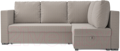 Диван угловой Mebel-Ars Мансберг (бежевая рогожка)