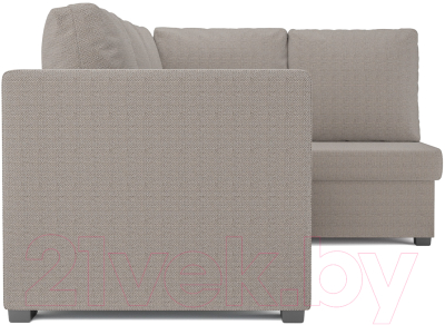 Диван угловой Mebel-Ars Мансберг (бежевая рогожка)