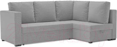 Диван угловой Mebel-Ars Мансберг (серая рогожка) - фото