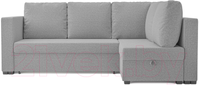 Диван угловой Mebel-Ars Мансберг (серая рогожка)