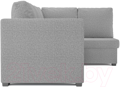 Диван угловой Mebel-Ars Мансберг (серая рогожка)