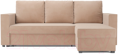 Диван угловой Mebel-Ars Рим (бежевый Luna 061)