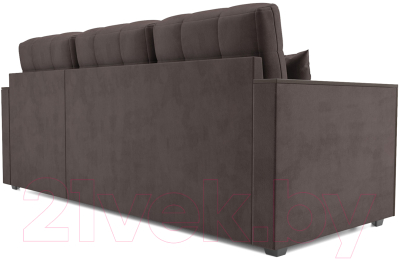 Диван угловой Mebel-Ars Рим (кордрой коричневый)