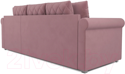 Диван угловой Mebel-Ars Берлин НВ-178 18 (велюр пудра)