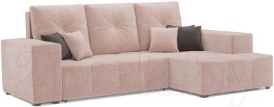 Диван угловой Mebel-Ars Монреаль правый (кордрой бежевый) - фото