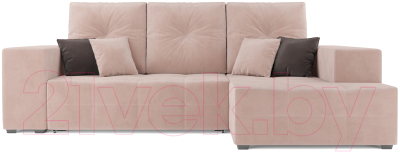 Диван угловой Mebel-Ars Монреаль правый (кордрой бежевый)