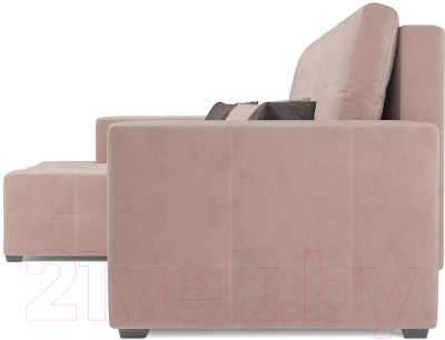 Диван угловой Mebel-Ars Монреаль левый (кордрой бежевый)