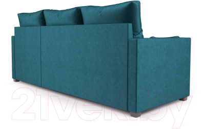 Диван угловой Mebel-Ars Париж (бархат сине-зеленый/Star Velvet 43 Black Green)
