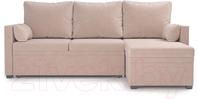 Диван угловой Mebel-Ars Париж (кордрой бежевый)