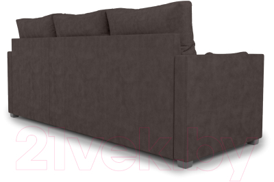 Диван угловой Mebel-Ars Париж (кордрой коричневый)