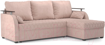 Диван угловой Mebel-Ars Токио (кордрой бежевый) - фото