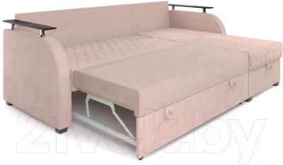 Диван угловой Mebel-Ars Токио (кордрой бежевый)