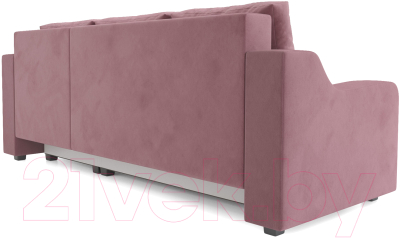 Диван угловой Mebel-Ars Берн НВ-178 18 (велюр пудра)