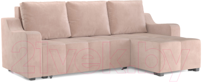 Диван угловой Mebel-Ars Берн (кордрой бежевый) - фото