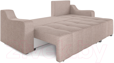 Диван угловой Mebel-Ars Берн (рогожка бежевая)