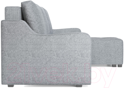 Диван угловой Mebel-Ars Берн (рогожка серая)