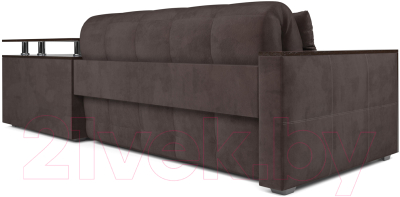 Диван угловой Mebel-Ars Прага (кордрой коричневый)