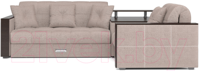 Диван угловой Mebel-Ars Прага (рогожка бежевая)