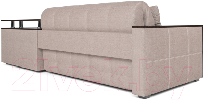 Диван угловой Mebel-Ars Прага (рогожка бежевая)