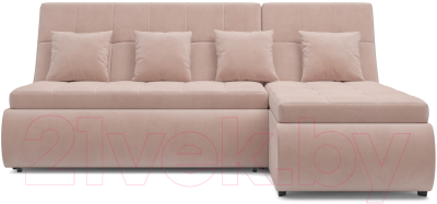 Диван угловой Mebel-Ars Дубай (кордрой бежевый)