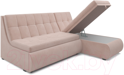 Диван угловой Mebel-Ars Дубай (кордрой бежевый)