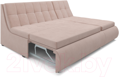 Диван угловой Mebel-Ars Дубай (кордрой бежевый)