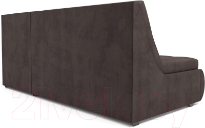 Диван угловой Mebel-Ars Дубай (кордрой коричневый)