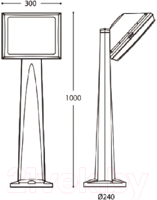 Светильник уличный Fumagalli Guizeppe 4P2.613.010.LYF1R