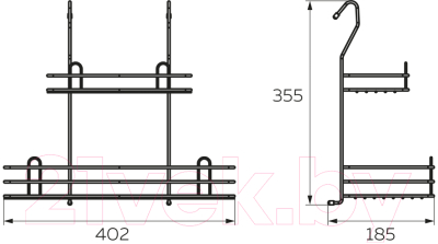 Полка для специй на рейлинг Lemax LE 510