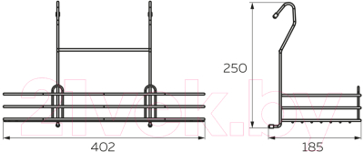 Полка для специй на рейлинг Lemax LE 560