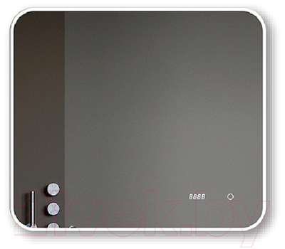 Зеркало Алмаз-Люкс Milan 8070sc-4 (с подсветкой) - фото