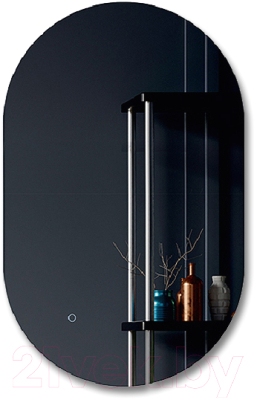 Зеркало Алмаз-Люкс Seoul 8050s-4 (с подсветкой) - фото
