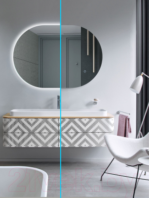 Зеркало Алмаз-Люкс Seoul 8050s-4 (с подсветкой)