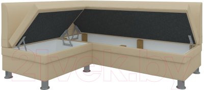 Уголок кухонный мягкий Лига Диванов Уют 31 левый / 58698 (экокожа, бежевый)