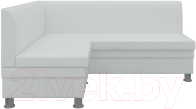 Уголок кухонный мягкий Лига Диванов Уют 31 левый / 58699 (экокожа, белый)